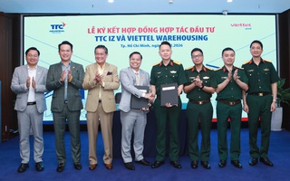 TTC IZ ký kết hợp tác đầu tư với Viettel Warehousing