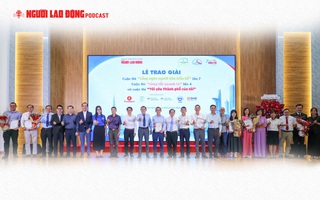 Báo Người Lao Động trao giải 3 cuộc thi lớn: Tôn vinh những giá trị đẹp