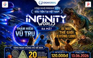 Infinity World ra mắt cùng lúc 2 vũ trụ thị giác mới tại Gigamall