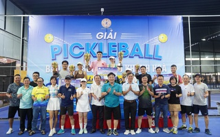 Sôi nổi Giải mini game Pickleball báo chí thường trú Khánh Hòa