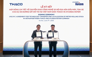 THACO and Hyundai Rotem push to localize metro train production in Vietnam