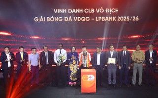 V-League Awards 2026: Dấu mốc 25 năm và khát vọng nâng tầm bóng đá chuyên nghiệp Việt Nam