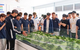 Sinh viên Đại học Xây dựng tìm hiểu mô hình đào tạo thực chiến tại Tập đoàn Đèo Cả