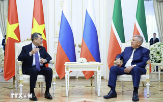 Thủ tướng Lê Minh Hưng: Quan tâm hợp tác với các doanh nghiệp công nghiệp mũi nhọn Tatarstan