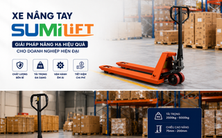 Xe nâng tay SUMILIFT – Giải pháp nâng hạ tiêu chuẩn Nhật