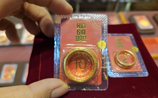Sáng 18-6, giá vàng miếng SJC, vàng nhẫn đảo chiều giảm trở lại