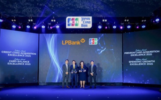 LPBank thắng lớn với 4 giải thưởng từ Tổ chức Thẻ Quốc tế JCB