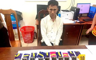 Bắt Hải "thầy" cùng hơn 2.000 viên hồng phiến ở Quảng Trị