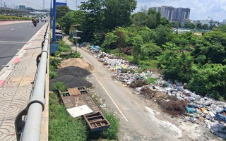 "Điểm đen" bên hông cầu Rạch Chiếc