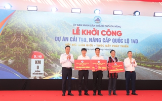 Khởi công dự án hơn 4.500 tỉ đồng nâng cấp Quốc lộ 14D ở Đà Nẵng