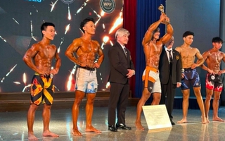 Lực sĩ Trịnh Ngọc Nhựt vô địch toàn năng WFF Việt Nam Muscle Flex 2026