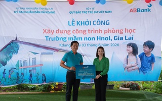 ABBank thêm “lớp học hạnh phúc” cho trẻ em Gia Lai