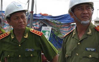 Trụ P14 có nguy cơ bị đổ