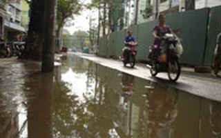 Thi công ẩu gây ngập tràn lan