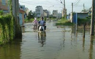 Vỡ đê bao, 200 hộ dân bị ngập