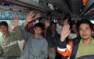Thêm 1.015 lao động Việt Nam ở Libya về nước