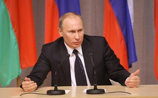 Ông Putin tham vọng lập liên minh Á - Âu