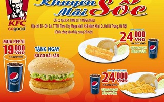 Khai trương KFC Times City Mega Mall