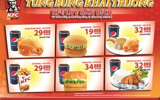 Tưng bừng khai trương KFC Lũy Bán Bích