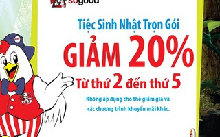 Sinh nhật khó quên cùng KFC