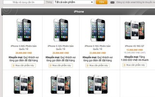 "Loạn giá" iPhone 5 khi về Việt Nam