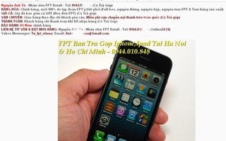 Rao bán iPhone 5 trả góp giá "cắt cổ"