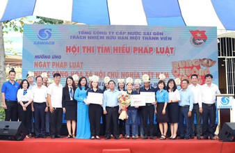Tổng Công ty Cấp nước Sài Gòn tổ chức cuộc thi tìm hiểu pháp luật