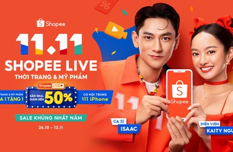 Shopee tung loạt ưu đãi hấp dẫn qua chuỗi livestream 11 ngày