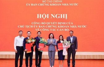 Ủy ban Chứng khoán Nhà nước bổ nhiệm nhân sự cấp vụ