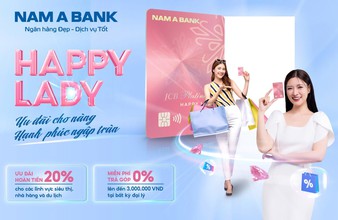 Dịp Tết này, Thẻ tín dụng Happy Lady hoàn tiền lên đến 20%