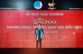 CEO CareerViet ghi dấu ấn tại Giải thưởng Sao Đỏ - Doanh nhân trẻ Việt Nam