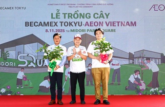 BECAMEX TOKYU và AEON Việt Nam tổ chức ngày hội trồng cây