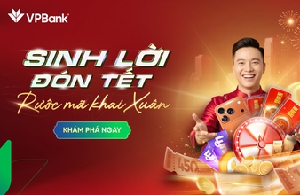 Bật Super Sinh lời, nhận lượng vàng 999,9 cùng VPBank