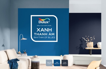 Xanh Thanh Âm - Màu Dulux của năm 2026: Bộ ba sắc xanh đánh thức nhịp điệu cuộc sống