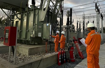 Đóng điện hàng loạt công trình lưới điện 110kV tại các tỉnh phía Nam