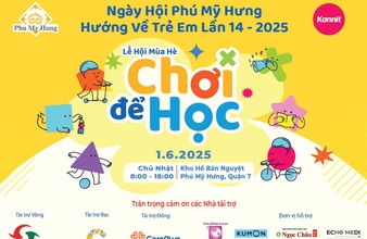 Ngày hội “Phú Mỹ Hưng hướng về trẻ em”: Sân chơi bổ ích cho thiếu nhi dịp 1-6