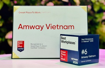 Amway Việt Nam vào Top 6 nơi làm việc xuất sắc hàng đầu Việt Nam 2025