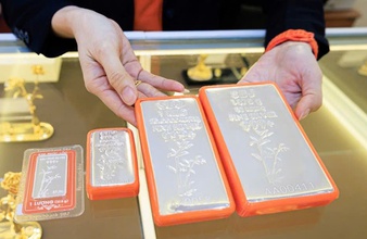 SACOMBANK-SBJ trình làng bộ 3 "siêu phẩm bạc thỏi" - 1 kg, 10 lượng và 50 lượng