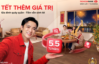 Tiền không thể ngủ yên dịp Tết - Techcombank Sinh Lời Tự Động giúp tối ưu tới 5,5%/năm