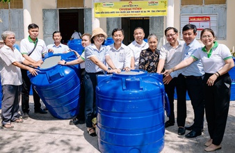 Giữ từng giọt nước giữa mùa hạn mặn: FE CREDIT đồng hành cùng người dân ĐBSCL vượt khó