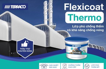 Giải bài toán mái nóng, thấm dột bằng công nghệ phủ đàn hồi phản xạ nhiệt
