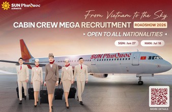 Sun PhuQuoc Airways khởi động đợt tuyển dụng tiếp viên lớn nhất năm, chào đón ứng viên quốc tế