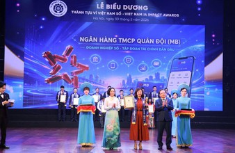 BIZ MBBank được vinh danh tại lễ biểu dương thành tựu tác động vì Việt Nam Số 2026