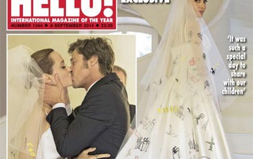 Hé lộ ảnh cưới của Angelina Jolie và Brad Pitt