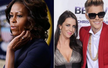 Michelle Obama chỉ cách dạy con cho mẹ Justin Bieber