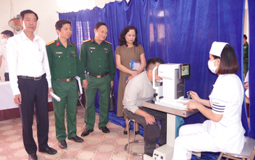 Bộ Quốc phòng: Không gọi nhập ngũ công dân cận thị trên 1,5 diop