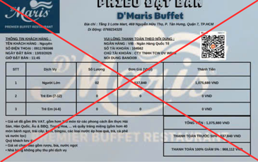 Tràn lan fanpage giả mạo nhà hàng buffet D'Maris, Poseidon..., nhiều người sập bẫy