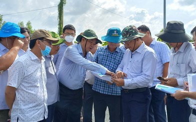 Lãnh đạo tỉnh Cà Mau trực tiếp kiểm tra tiến độ công trình trọng điểm