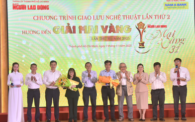 Nghệ sĩ Trang Bích Liễu và nhà thơ Lê Minh Quốc nhận "Mai Vàng nhân ái", "Mai Vàng tri ân"