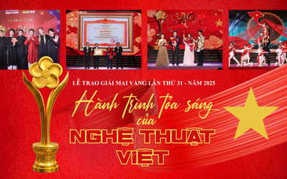 Lễ trao giải Mai Vàng lần thứ 31 - hành trình tỏa sáng của nghệ thuật Việt